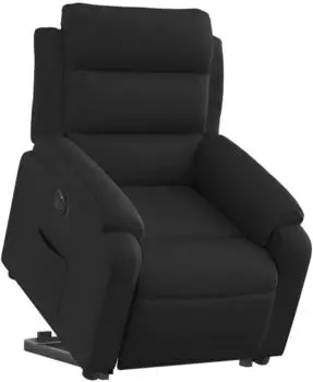 vidaXL Relaxsessel mit Aufstehhilfe, elektrisch, Stoff, schwarz (3205006)