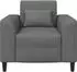 vidaXL Sessel Stoff, dunkelgrau (42042455)