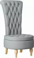 vidaXL Schlafsessel Hellgrau 56,5 x 70 x 110 cm Stoff