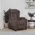 vidaXL Elektrischer Relaxsessel braun Kunstleder (3098802)