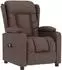 vidaXL Elektrischer Relaxsessel braun Kunstleder (3098802)