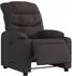 vidaXL Relaxsessel elektrisch, Stoff, dunkelbraun (3206632)