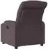 vidaXL Relaxsessel elektrisch, Stoff, dunkelbraun (3206632)