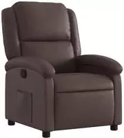 vidaXL Relaxsessel Braun Kunstleder