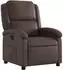 vidaXL Relaxsessel mit Liegefunktion, braun, Kunstleder (371777)