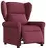 vidaXL Relaxsessel elektrisch, Stoff, weinrot (3303357)