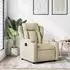 vidaXL Relaxsessel Stoff, creme (372412)