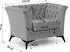 S-Style Möbel Chesterfield-Sessel Whitby Samt, grau (Whitby)