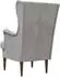 vidaXL Sessel hellgrau, Samt (42029907)