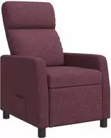 vidaXL Liegesessel Lila Stoff