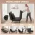 HomCom Schlafsessel 3-in-1 klappbar, verstellbare Rückenlehne (83B-836V03CG)