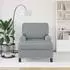vidaXL Lounge-Liege hellgrau, Stoff, 91x157x91cm (42022930)