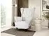 Beautysofa Falco Chesterfield-Ohrensessel, beige, Wenge-Holzbeine (Raven 21)