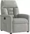 vidaXL Relaxsessel Mikrofaserstoff hellgrau (4015564)