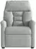 vidaXL Relaxsessel Mikrofaserstoff hellgrau (4015564)