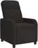 vidaXL Liegesessel schwarz, Bouclé