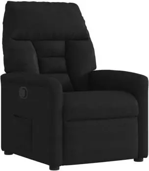 vidaXL Relaxsessel schwarz, Mikrofasergewebe (4015566)