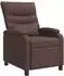 vidaXL Liegesessel braun, Kunstleder (42034883)