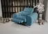 Fun Möbel Bastien Relax Sessel mit Relaxfunktion, Stoff Aragon, blau