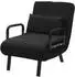 ML-Design Schlafsessel 3in1 klappbar, Chenille, schwarz