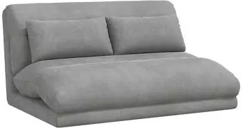 vidaXL Bodensessel verstellbar, hellgrau, Samt (42028210)