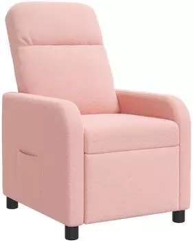 vidaXL Liegesessel rosa Bouclé (42034935)
