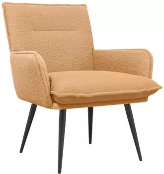 vidaXL Sessel beige Boucl&eacute;