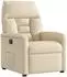 vidaXL Relaxsessel elektrisch, Stoff, creme (103140)