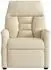 vidaXL Relaxsessel elektrisch, Stoff, creme (103140)