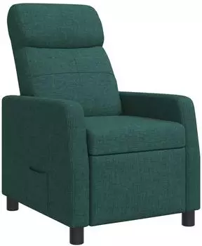 vidaXL Liegesessel dunkelgr&uuml;n, Polyester (42035050)