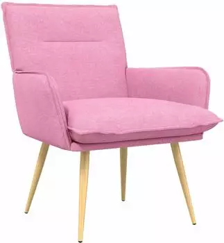 vidaXL Sessel rosa Stoff