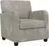 vidaXL Sessel hellgrau Kunstwildleder (42043424)