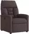 vidaXL Relaxsessel dunkelbraun, Stoff (4015547)