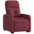 vidaXL Relaxsessel mit Aufstehhilfe, elektrisch, weinrot, Stoff (3206816)