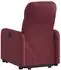 vidaXL Relaxsessel mit Aufstehhilfe, elektrisch, weinrot, Stoff (3206816)