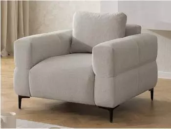 S-Style M&ouml;bel Cardea Sessel Bubble-Optik Strukturstoff taupe (800001347649)