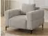 S-Style Möbel Cardea Sessel Bubble-Optik Strukturstoff taupe (800001347649)