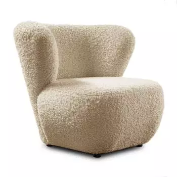Lookway Arlo Lounge Polstersessel Textil, beige (Rolf 02)