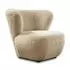 Lookway Arlo Lounge Polstersessel Textil, beige (Rolf 02)