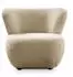 Lookway Arlo Lounge Polstersessel Textil, beige (Rolf 02)
