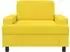 vidaXL Sessel hellgelb, Stoff (42043463)