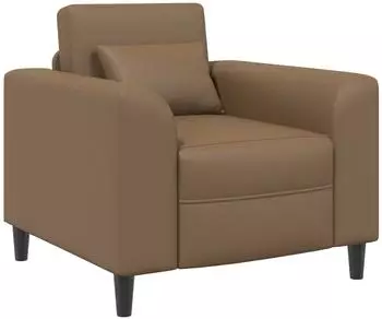 vidaXL Sessel Cappuccino Kunstleder (42042472)