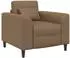 vidaXL Sessel Cappuccino Kunstleder (42042472)