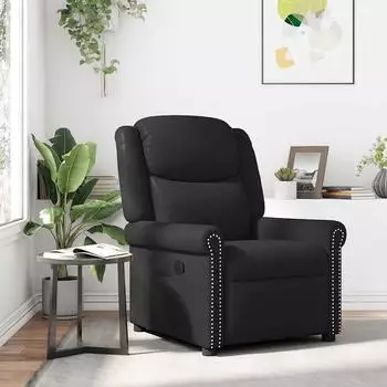 vidaXL Relaxsessel glänzend schwarz Kunstleder (4015676)