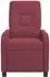 vidaXL Liegesessel weinrot, Stoff, Metallgestell (42035024)