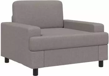 vidaXL Sessel Stoff, taupe (42043460)