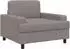 vidaXL Sessel Stoff, taupe (42043460)