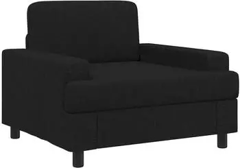 vidaXL Sessel schwarz, Stoff (42043456)