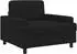 vidaXL Sessel schwarz, Stoff (42043456)