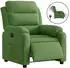 vidaXL Relaxsessel elektrisch, hellgrün, Samt (3205073)